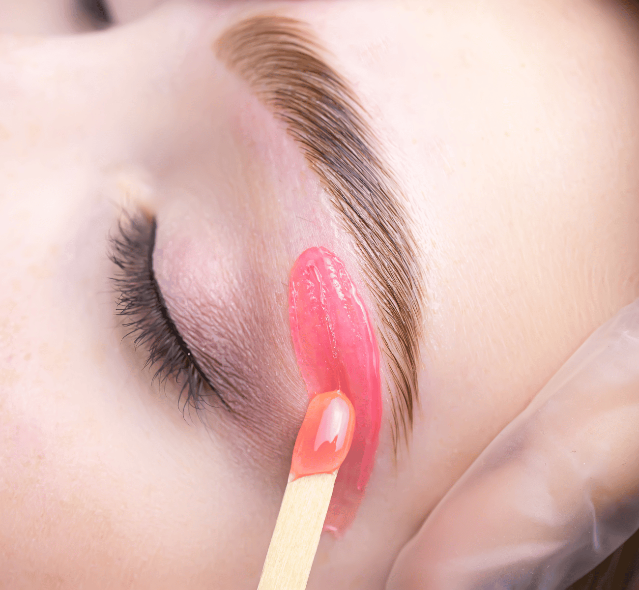 Eyebrow waxing